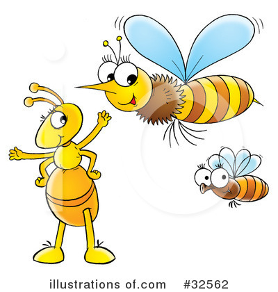 Bees Clipart #32562 by Alex Bannykh