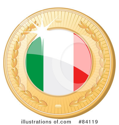 Royalty-Free (RF) International Medal Clipart Illustration by elaineitalia - Stock Sample #84119