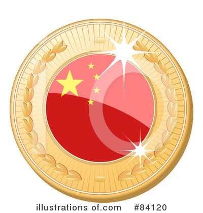 Royalty-Free (RF) International Medal Clipart Illustration by elaineitalia - Stock Sample #84120