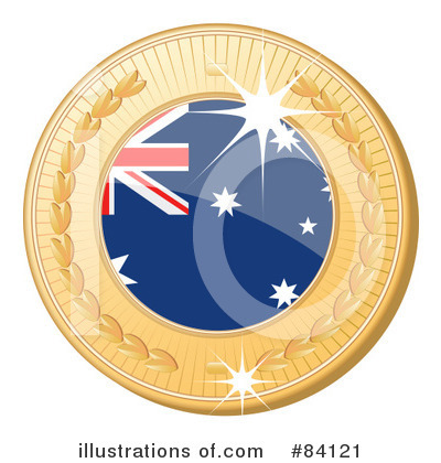 Royalty-Free (RF) International Medal Clipart Illustration by elaineitalia - Stock Sample #84121