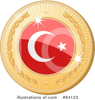 Royalty-Free (RF) International Medal Clipart Illustration by elaineitalia - Stock Sample #84123