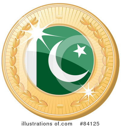 Royalty-Free (RF) International Medal Clipart Illustration by elaineitalia - Stock Sample #84125