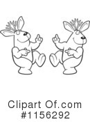 Jackalope Clipart #1156292 by Cory Thoman