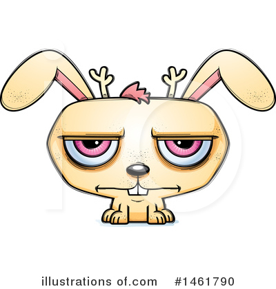 Evil Jackalope Clipart #1461790 by Cory Thoman