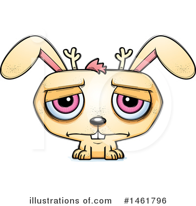 Evil Jackalope Clipart #1461796 by Cory Thoman