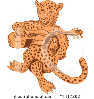 Jaguar Clipart #1417262 by patrimonio