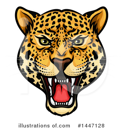 Leopard Clipart #1447128 by Vector Tradition SM