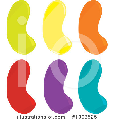 Jelly Beans Clipart #1096348 - Illustration by BNP Design Studio