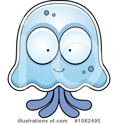 Jellyfish Clipart #1082495 by Cory Thoman