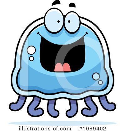 Jellyfish Clipart #1089402 by Cory Thoman