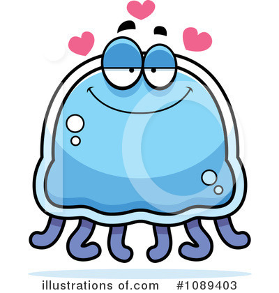 Jellyfish Clipart #1089403 by Cory Thoman