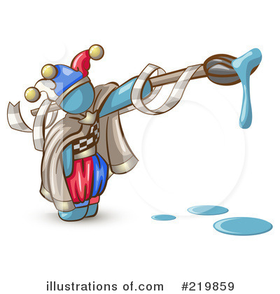 Royalty-Free (RF) Jester Clipart Illustration by Leo Blanchette - Stock Sample #219859