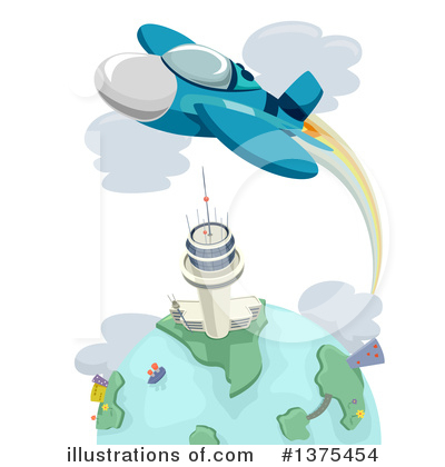 Royalty-Free (RF) Jet Clipart Illustration by BNP Design Studio - Stock Sample #1375454