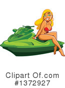 Jet Ski Clipart #1372927 by Clip Art Mascots