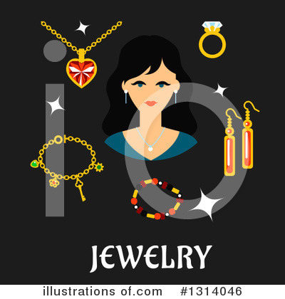 Jewelery Clipart #1314046 by Vector Tradition SM