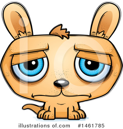 Royalty-Free (RF) Kangaroo Clipart Illustration by Cory Thoman - Stock Sample #1461785