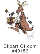 Kangaroo Clipart #40153 by Dennis Holmes Designs