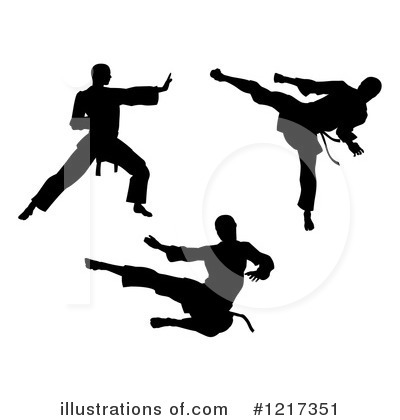 Judo Clipart #1217351 by AtStockIllustration