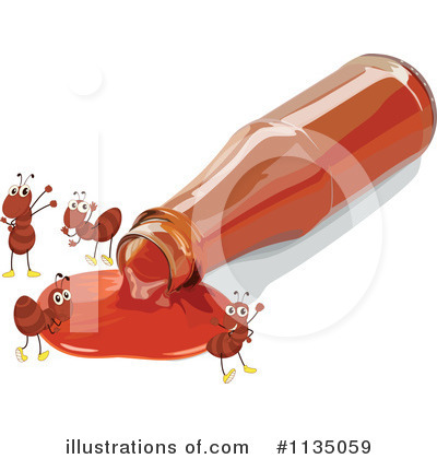 Ketchup Clipart #1135059 - Illustration by Graphics RF