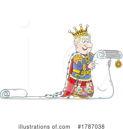 Royalty-Free (RF) King Clipart Illustration by Alex Bannykh - Stock Sample #1787038