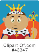 King Clipart #43347 by Dennis Holmes Designs