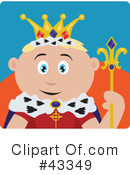 King Clipart #43349 by Dennis Holmes Designs