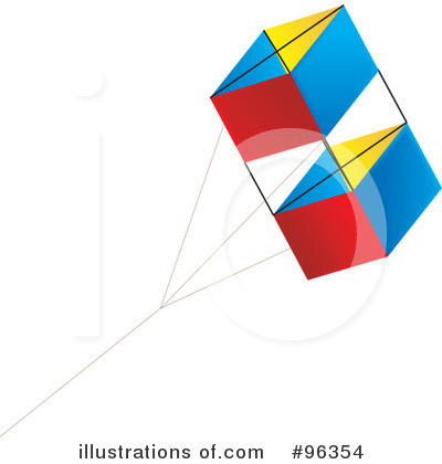 Royalty-Free (RF) Kite Clipart Illustration by Rasmussen Images - Stock Sample #96354