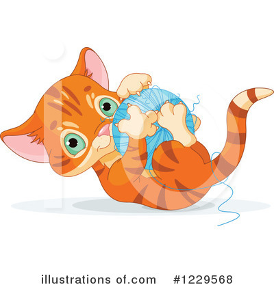 Kitten Clipart #1229568 by Pushkin