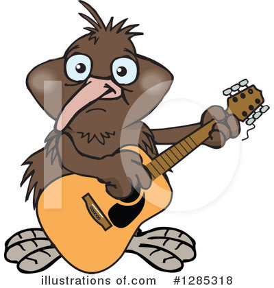 Kiwi Bird Clipart #1285318 by Dennis Holmes Designs