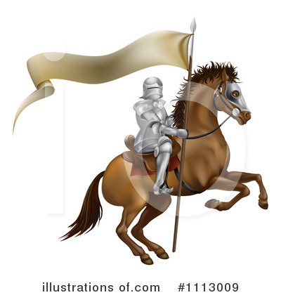 Horseback Clipart #1113009 by AtStockIllustration