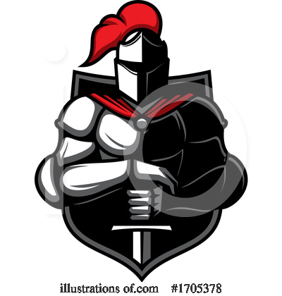 Royalty-Free (RF) Knight Clipart Illustration by Vector Tradition SM - Stock Sample #1705378
