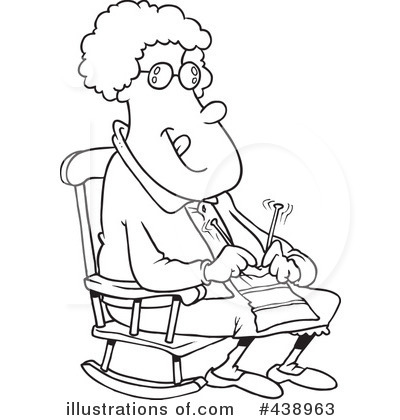 Royalty-Free (RF) Knitting Clipart Illustration by toonaday - Stock Sample #438963