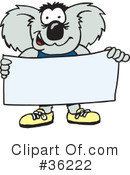 Koala Clipart #36222 by Dennis Holmes Designs