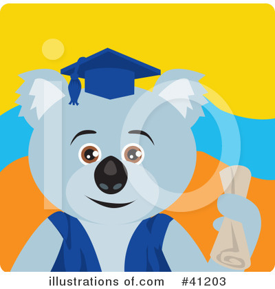 Koala Clipart #41203 by Dennis Holmes Designs
