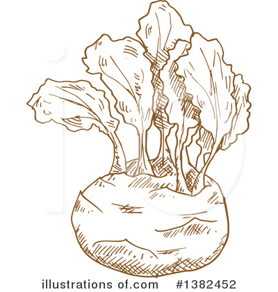 Royalty-Free (RF) Kohlrabi Clipart Illustration by Vector Tradition SM - Stock Sample #1382452