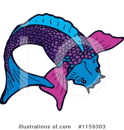 Royalty-Free (RF) Koi Clipart Illustration by lineartestpilot - Stock Sample #1159303