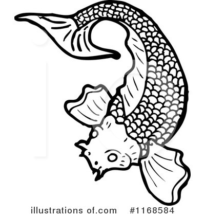 Royalty-Free (RF) Koi Clipart Illustration by lineartestpilot - Stock Sample #1168584