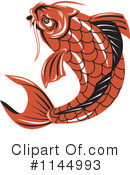 Koi Fish Clipart #1144993 by patrimonio