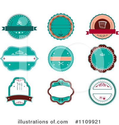 Royalty-Free (RF) Labels Clipart Illustration by Vector Tradition SM - Stock Sample #1109921