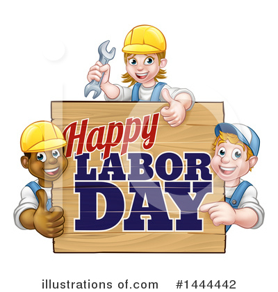 Labor Day Clipart #1444442 by AtStockIllustration