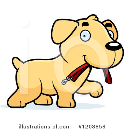 Labrador Clipart #1203858 by Cory Thoman