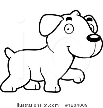 Labrador Clipart #1204009 by Cory Thoman