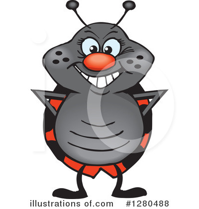 Ladybug Clipart #1280488 by Dennis Holmes Designs