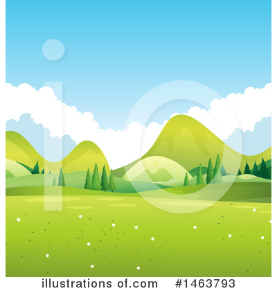 Hill Clipart #1209467 - Illustration by Graphics RF