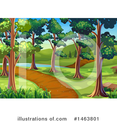 Woods Clipart #1158438 - Illustration by Graphics RF