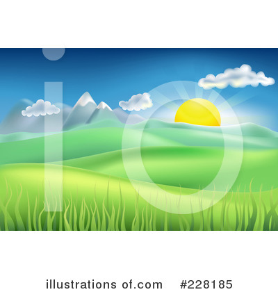 Landscape Clipart #228185 by AtStockIllustration