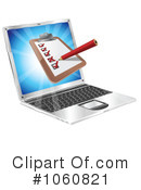 Laptop Clipart #1060821 by AtStockIllustration