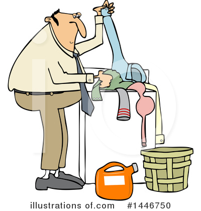 Royalty-Free (RF) Laundry Clipart Illustration by djart - Stock Sample #1446750