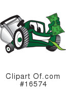 Lawn Mower Clipart #16574 by Mascot Junction