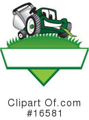 Lawn Mower Clipart #16581 by Mascot Junction